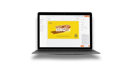 Esempio di gestione dei contenuti Monidoor su computer